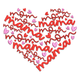 Mama Heart Typography Embroidery Design, Instant Download