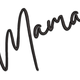 Mama Script Embroidery Design, Instant Download