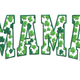 Mama Shamrock Embroidery Design, Instant Download