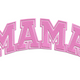 Mama Varsity Embroidery Design, Instant Download