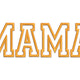 Mama Varsity Letter Embroidery Design, Mother's Day Gift Shirt, Instant Download