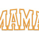 Mama Embroidery Design, Varsity Bold Letter, Instant Download