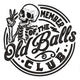 Member of the Old Balls Club Embroidery Design, Instant Download