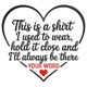 Memorial Shirt Keepsake Embroidery Design, Machine Embroidery Pattern, Instant Download