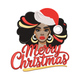 Merry Christmas African Queen Embroidery Design, Instant Download