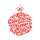 Merry Christmas and Happy New Year Embroidery Design, Instant Download