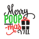 Merry Poop-mas Yall Embroidery Design, Funny Christmas, Instant Download