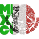 Mexico Typography Coat of Arms Embroidery Design, Instant Download