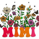 Mimi Floral Name Embroidery Design, Instant Download