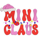 Mini Claus Christmas Embroidery Design, Santa Face Pattern, Instant Download