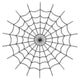 Minimal Halloween Cobweb Line Art Embroidery Design, Spiderweb Machine Embroidery Pattern, Instant Download