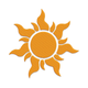 Minimal Sun Embroidery Design, Single Color Sunburst Fill Pattern, Instant Download