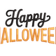 Modern Halloween Lettering Embroidery Design, Halloween Machine Embroidery Pattern, Instant Download