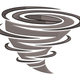 Modern Tornado Embroidery Design, Weather Graphic Machine Embroidery Pattern, Instant Download