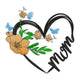 Mom Floral Heart Embroidery Design, Mothers Day Machine Embroidery Pattern, Instant Download