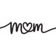 Mom Heart Script Embroidery Design, Mothers Day Machine Embroidery Pattern, Instant Download