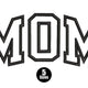 Mom Varsity Arch Embroidery Design, Mother's Day Pattern, Instant Download