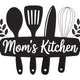 Mom's Kitchen Embroidery Design, Instant Download