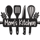 Mom's Kitchen Utensils Embroidery Design, Instant Download