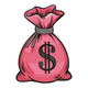 Money Bag Embroidery Design, Machine Embroidery Pattern, Instant Download