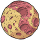 Moon Crater Embroidery Design, Instant Download
