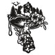 Mountain Forest Mushroom Embroidery Design, Instant Download