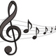 Music Notes Embroidery Design, Instant Download