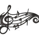 Music Notes Swirl Embroidery Design, Instant Download