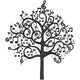 Music Notes Tree Embroidery Design, Instant Download