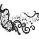 Musical Butterfly Embroidery Design, Instant Download