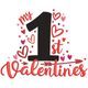 My 1st Valentines Embroidery Design, Baby Valentine Machine Embroidery Pattern, Instant Download