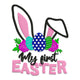 My First Easter Embroidery Design, Easter Pattern, Instant Download