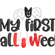 My First Halloween Embroidery Design, Instant Download