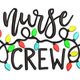 Nurse Crew Christmas Embroidery Design, Holiday Nursing Team Shirt
