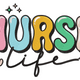 Nurse Life Embroidery Design V2, Instant Download