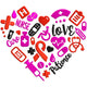 Nurse Life Heart Embroidery Design, Instant Download