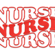 Nurse Nurse Nurse Embroidery Design, Nursing Appreciation Machine Embroidery Pattern, Instant Download