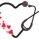 Nurse Stethoscope Heart Embroidery Design, Instant Download