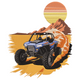 Off-Road Desert Buggy Embroidery Design, Instant Download