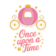Princess Carriage Embroidery Design, Fairytale Kids Machine Embroidery Pattern, Instant Download