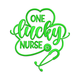 One Lucky Nurse Stethoscope Embroidery Design, Instant Download