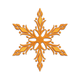 Ornate Snowflake Embroidery Design, Decorative Winter Machine Embroidery Pattern, Instant Download