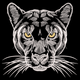 Panther Face Embroidery Design, Wildlife Machine Embroidery Pattern, Instant Download