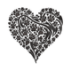 Paw Print Heart Embroidery Design V2, Instant Download