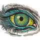 Peacock Feather Eye Embroidery Design, Fashion Machine Embroidery