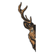 Peeking Deer Head Embroidery Design, Woodland Deer Pattern