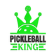 Pickleball King Embroidery Design, Sports Typography Machine Embroidery Pattern, Instant Download