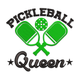 Pickleball Queen Embroidery Design, Sports Machine Embroidery Pattern, Instant Download