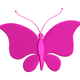 Pink Butterfly Embroidery Design, Instant Download