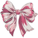 Pink Camouflage Bow Embroidery Design, Instant Download